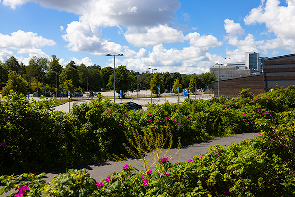 M&ouml;rby badet och infartsparkeringen